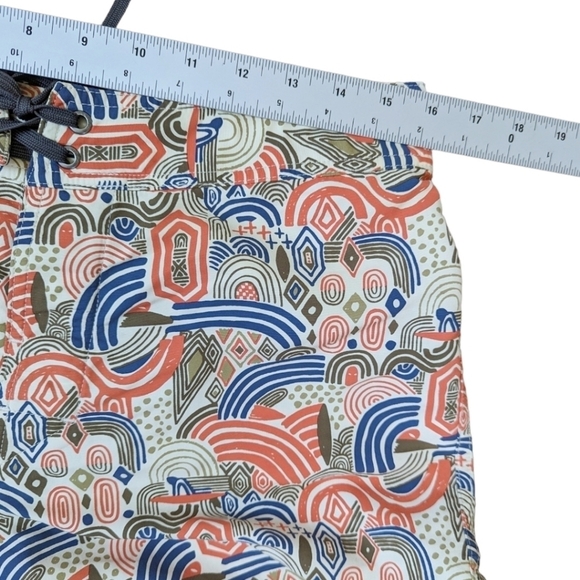 Patagonia Abstract Print  Boardshort Swim Trunks - Picture 10 of 11